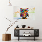 HOOT HOOT Selbstklebendes Horizontal-Poster