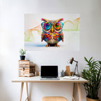 HOOT HOOT Selbstklebendes Horizontal-Poster