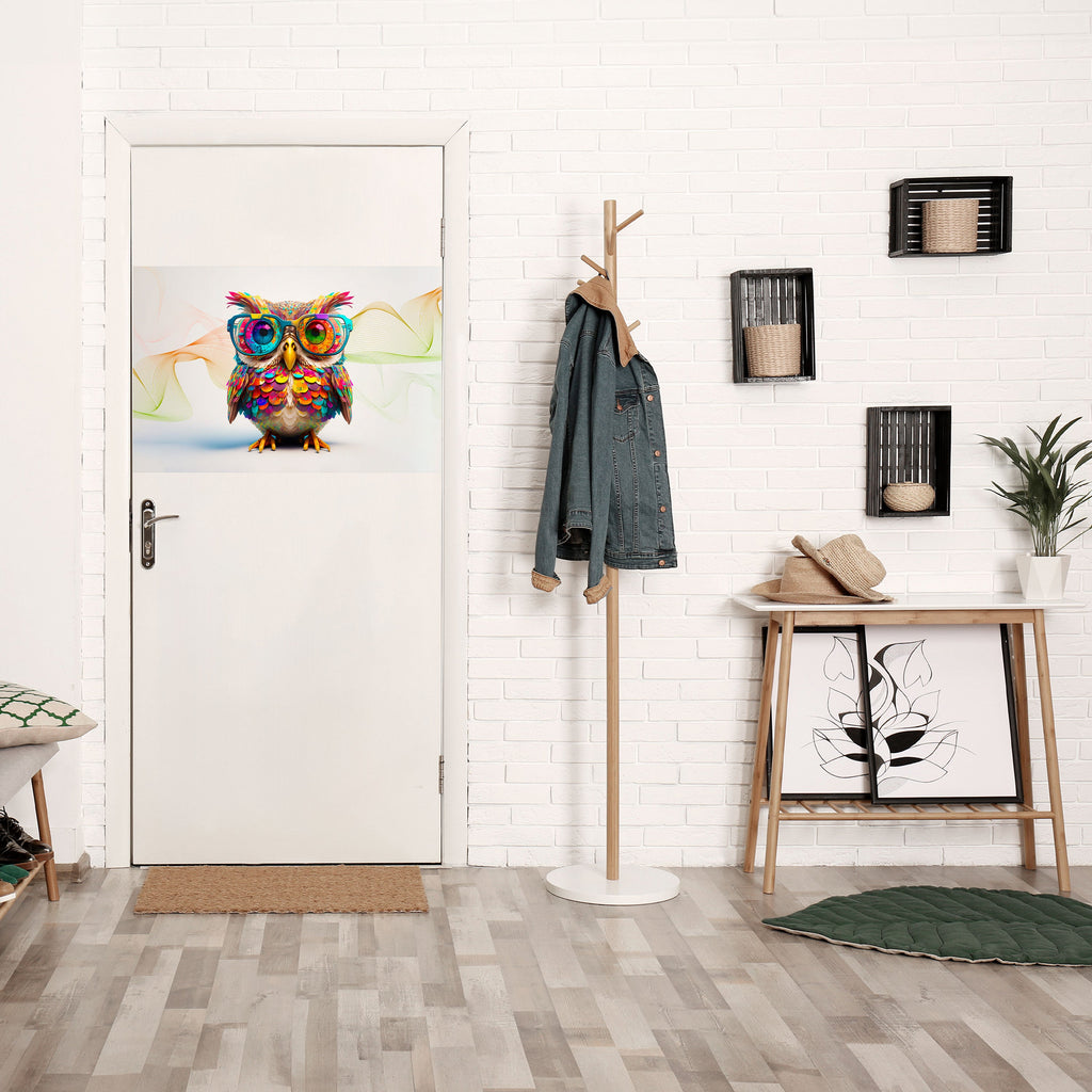 HOOT HOOT Selbstklebendes Horizontal-Poster