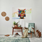 HOOT HOOT Selbstklebendes Horizontal-Poster