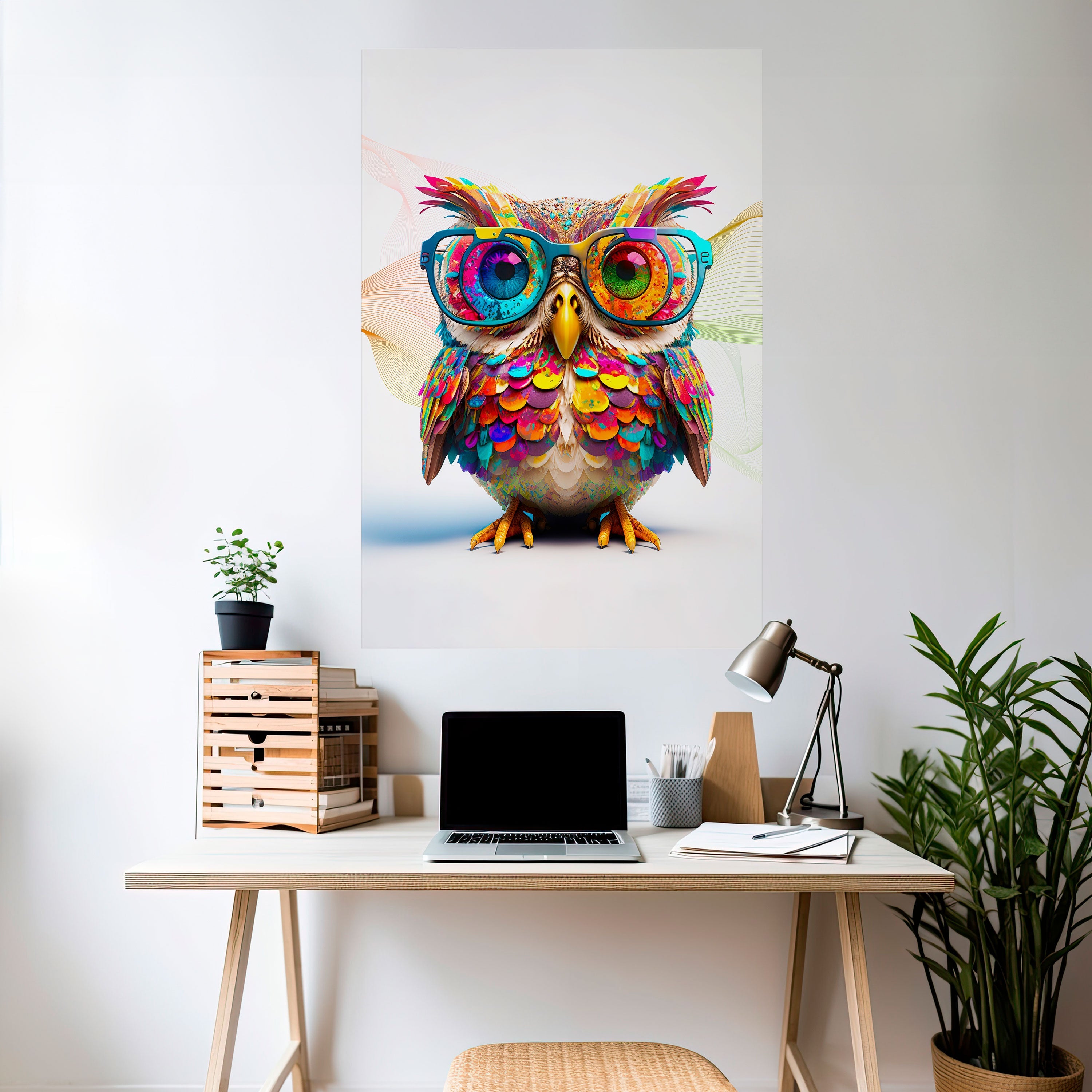 HOOT HOOT Vertikales Poster zum Abziehen und Aufkleben
