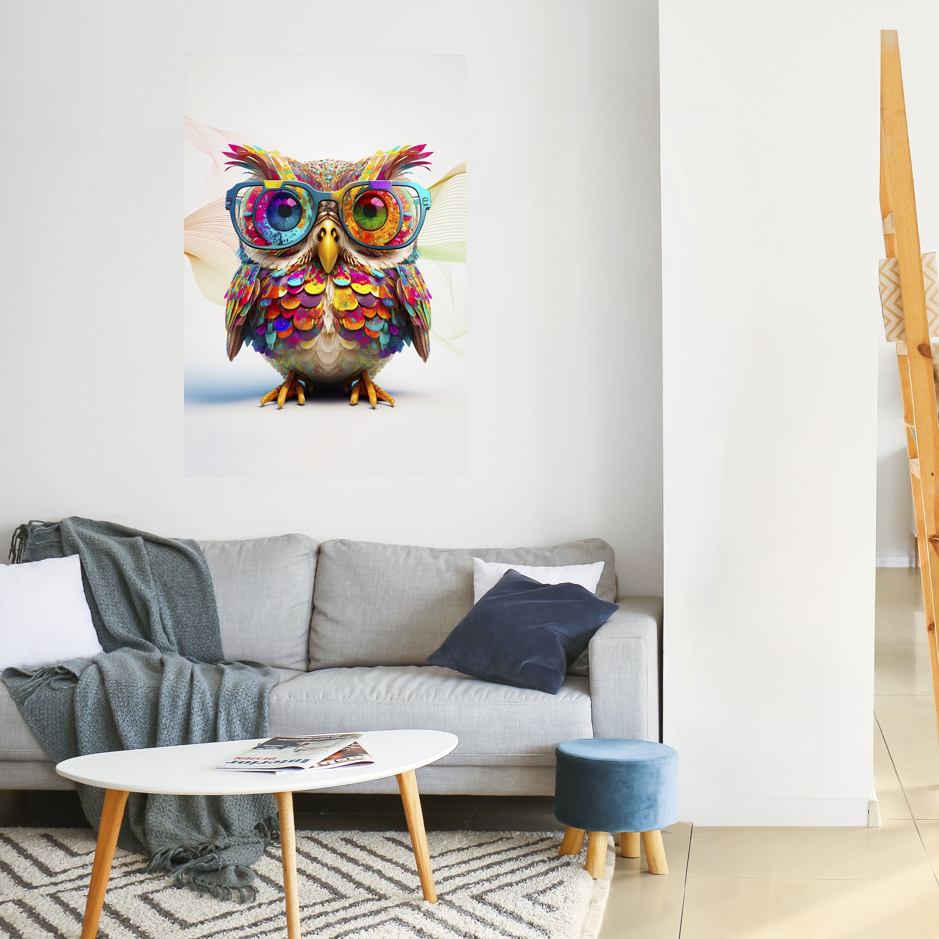 HOOT HOOT Vertikales Poster zum Abziehen und Aufkleben