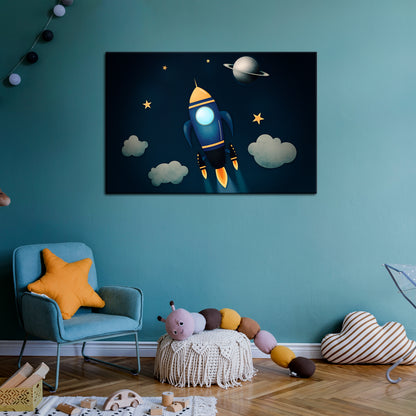 STELLAR SWING Horizontal Canvas Print
