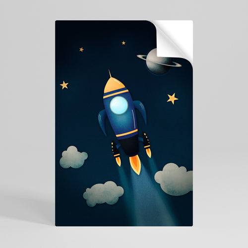 STELLAR SWING Selbstklebendes Poster - Hochformat