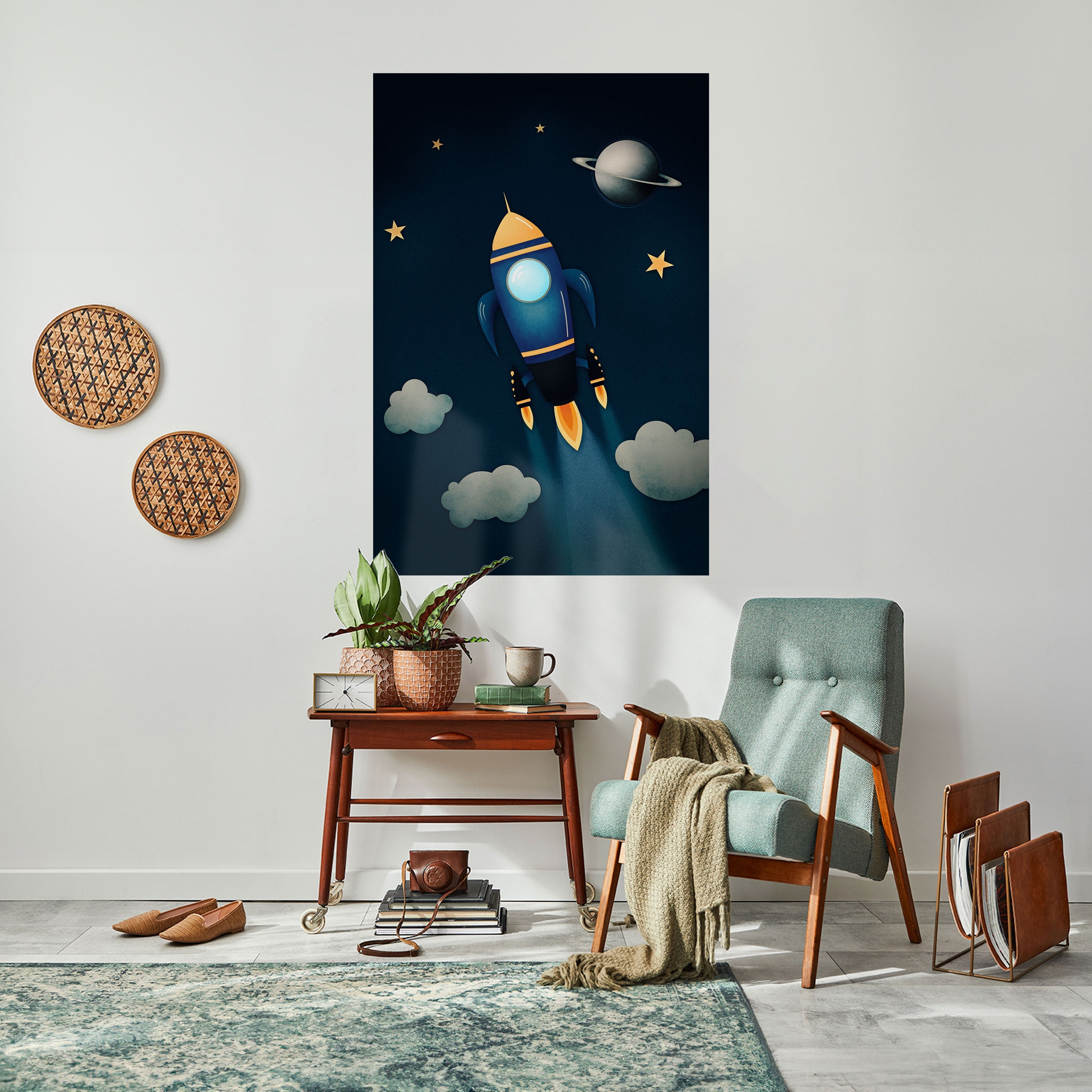 STELLAR SWING Vertikales Poster zum Abziehen und Aufkleben