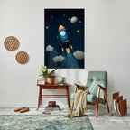 STELLAR SWING Selbstklebendes Poster - Hochformat