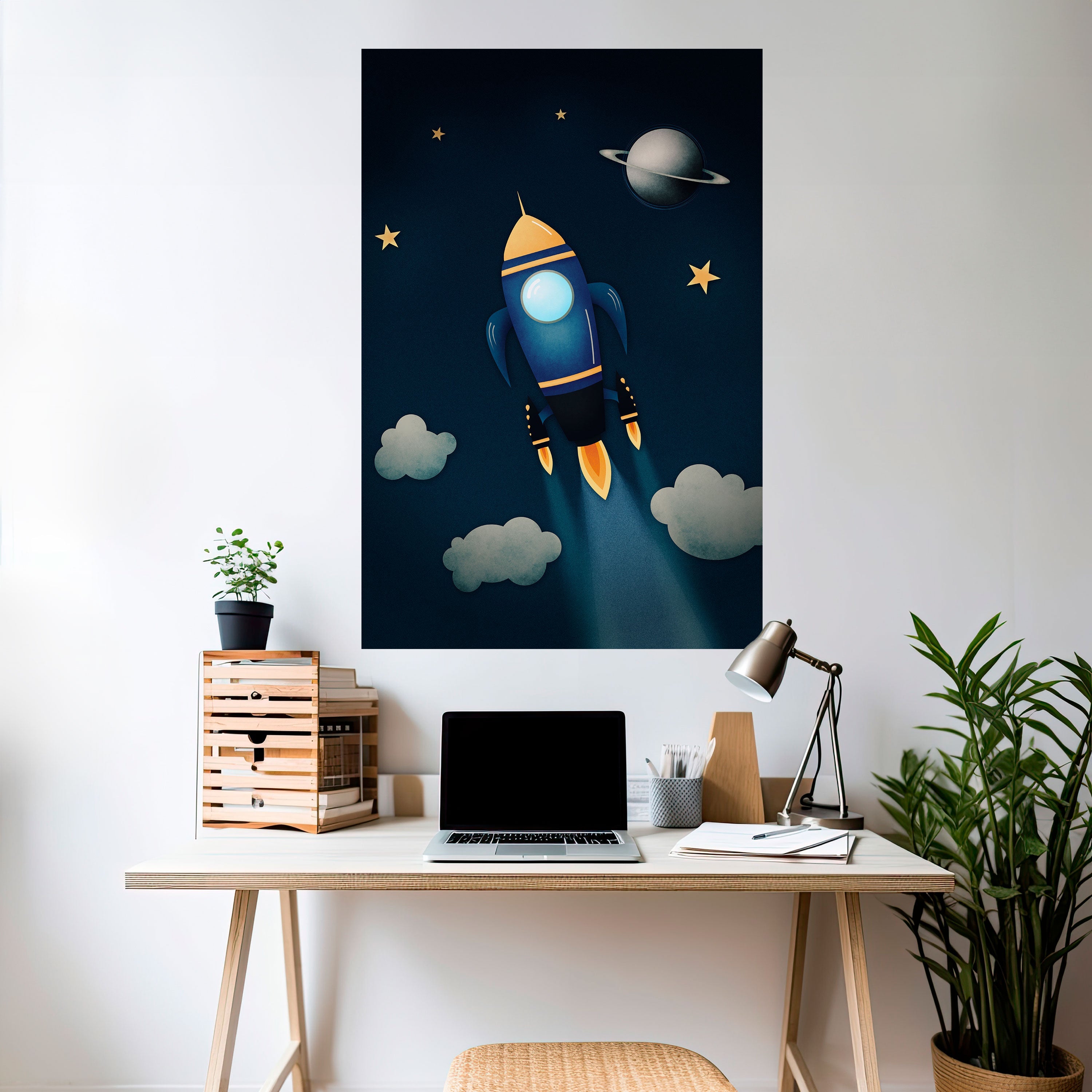 STELLAR SWING Vertikales Poster zum Abziehen und Aufkleben