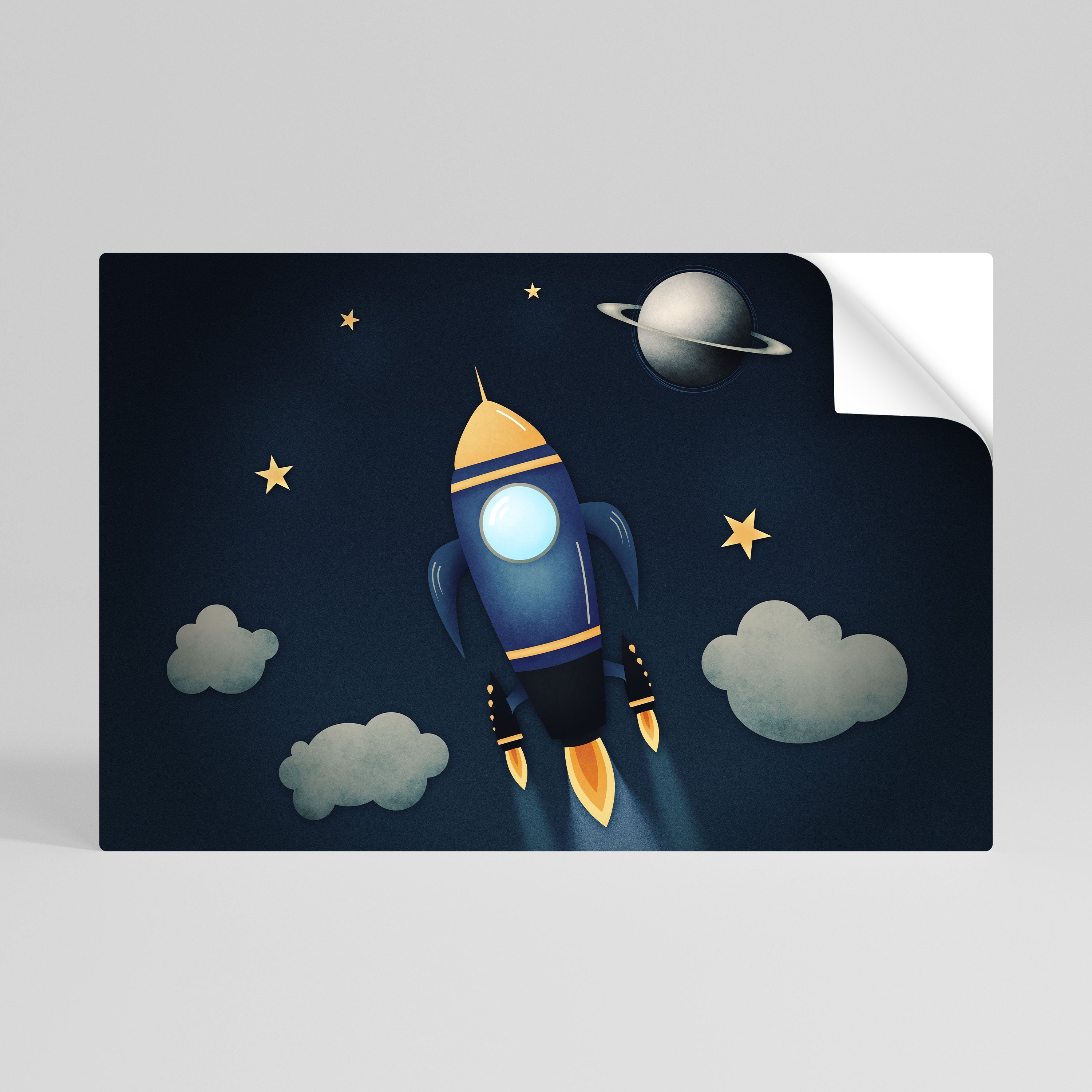 STELLAR SWING Selbstklebendes Horizontal-Poster