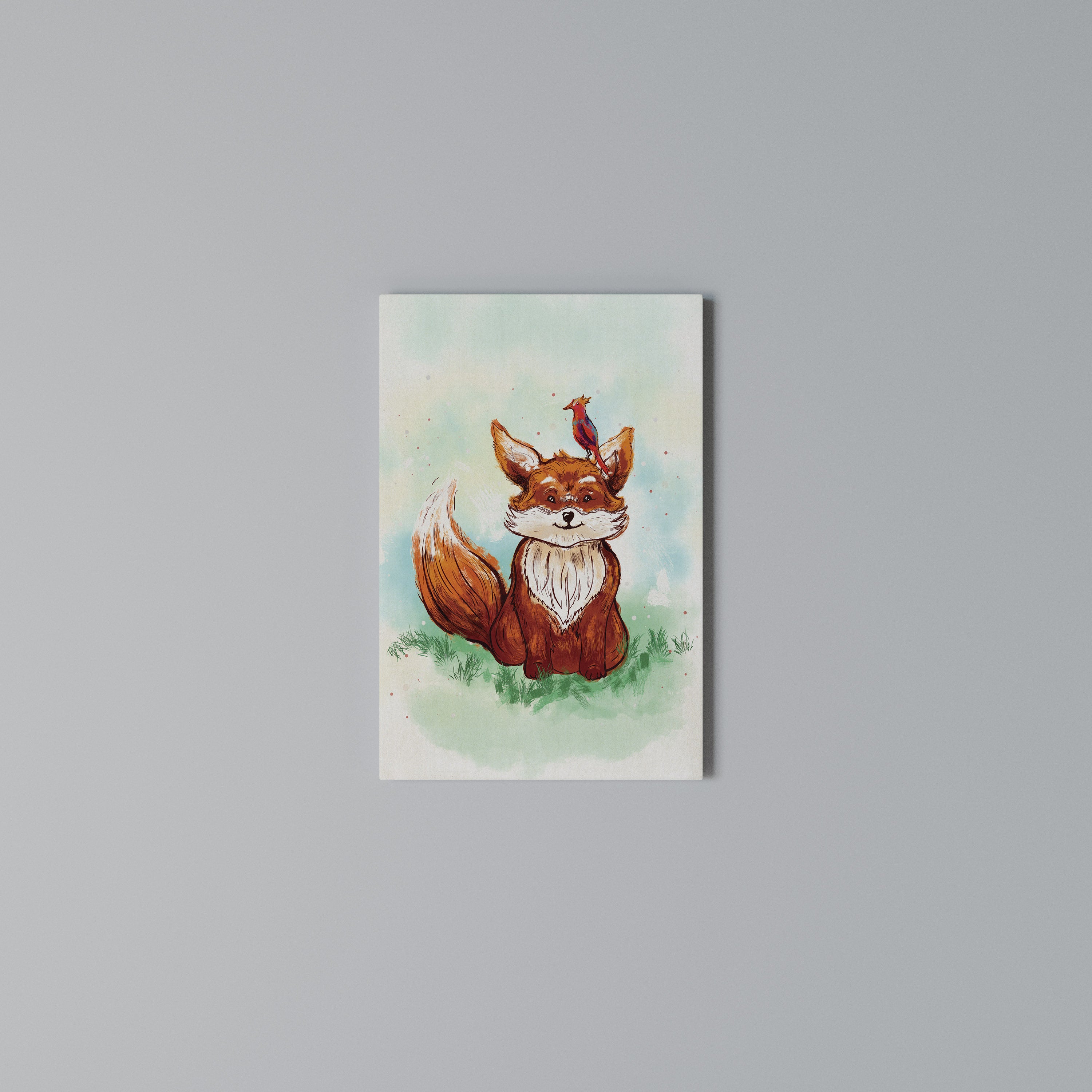FOX FRIENDS Vertical Canvas Print