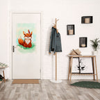 FOX FRIENDS Selbstklebendes Poster - Hochformat
