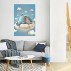 ELEPHANT DREAMS Selbstklebendes Poster - Hochformat