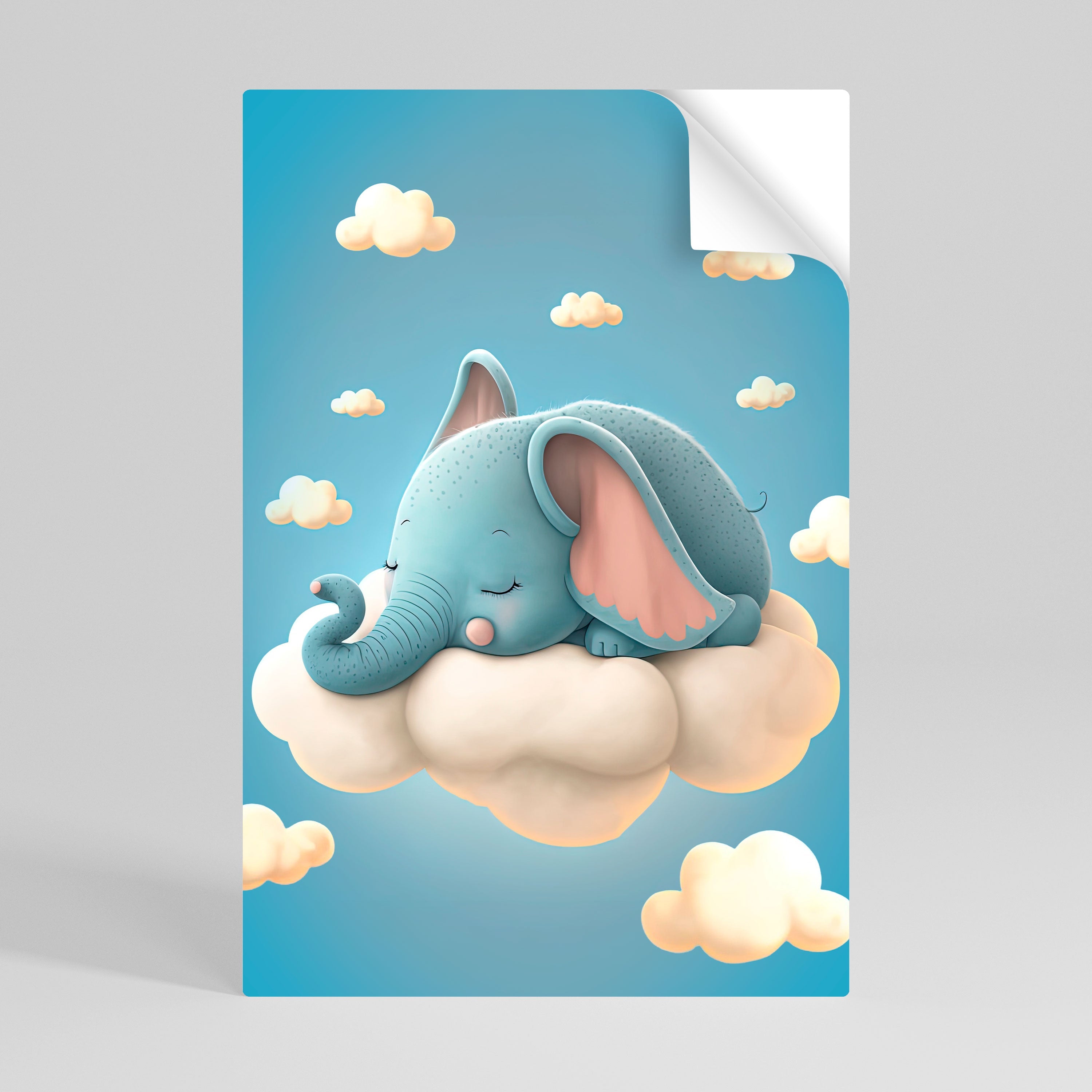 ELEPHANT DREAMS Vertikales Poster zum Abziehen und Aufkleben