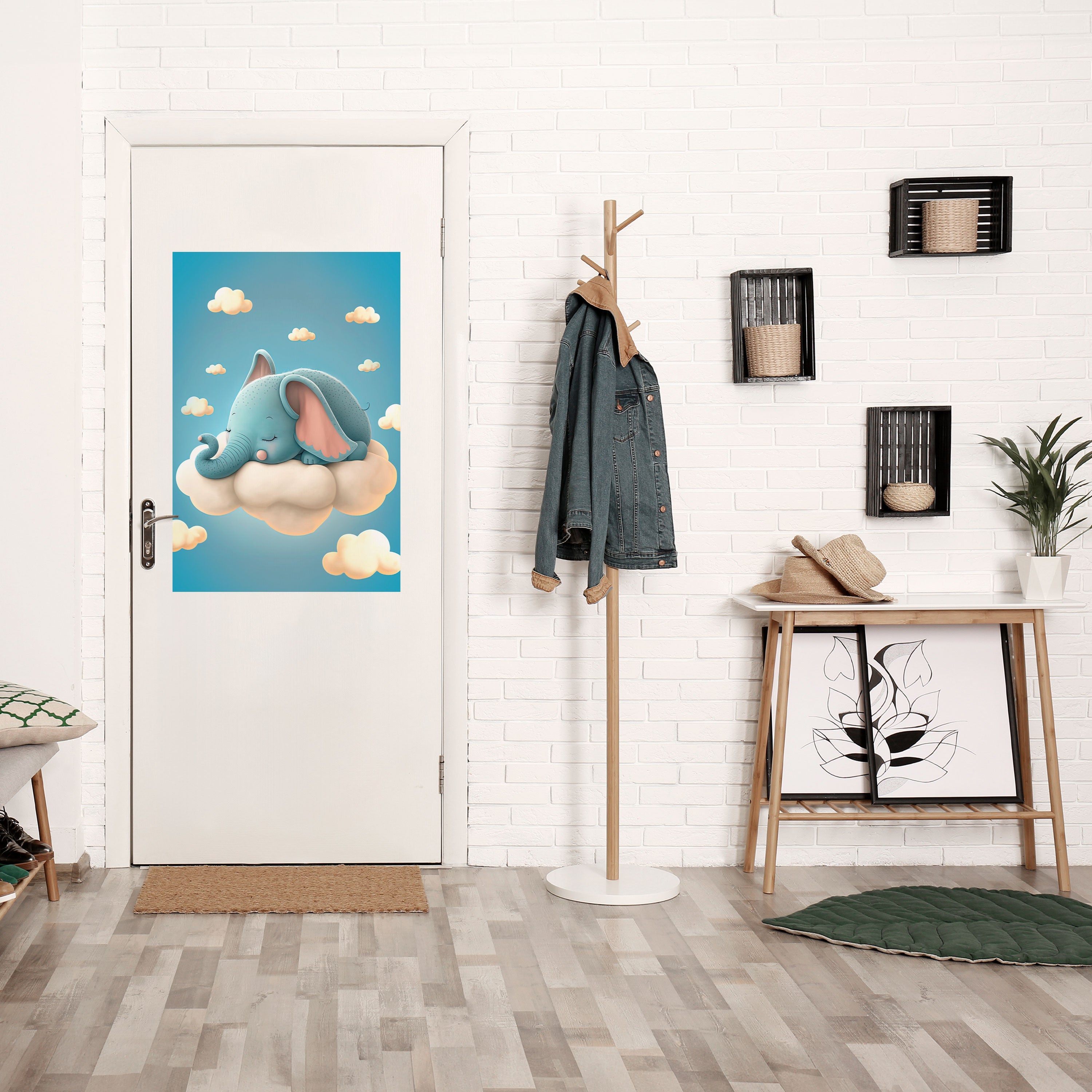 ELEPHANT DREAMS Vertikales Poster zum Abziehen und Aufkleben