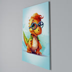 KIDDOSAURUS REX Vertical Canvas Print