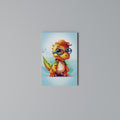 KIDDOSAURUS REX Vertical Canvas Print