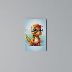 KIDDOSAURUS REX Vertical Canvas Print