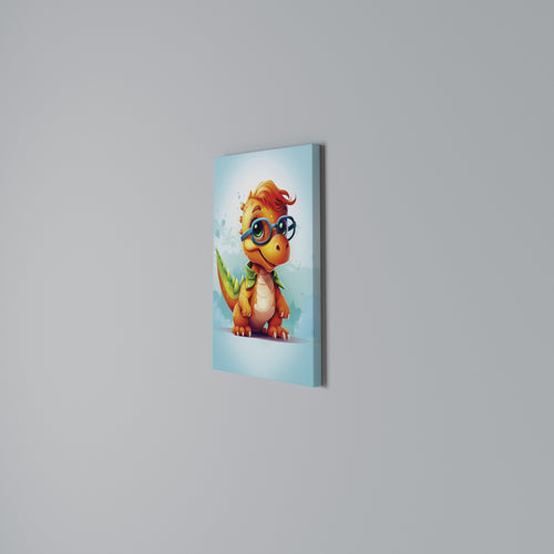 KIDDOSAURUS REX Vertical Canvas Print