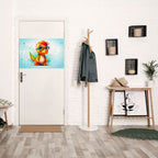 KIDDOSAURUS REX Selbstklebendes Horizontal-Poster