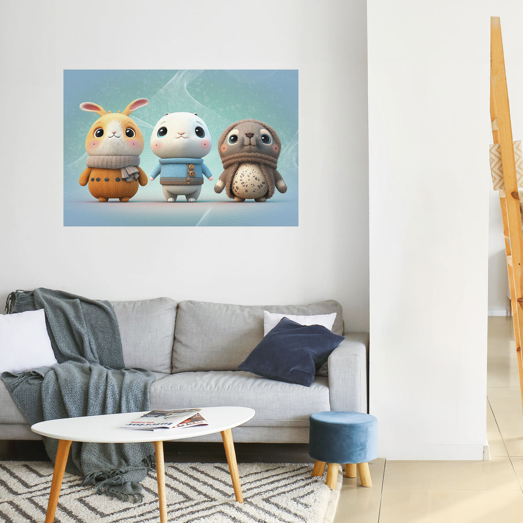 SWEETIES SQUAD Selbstklebendes Horizontal-Poster
