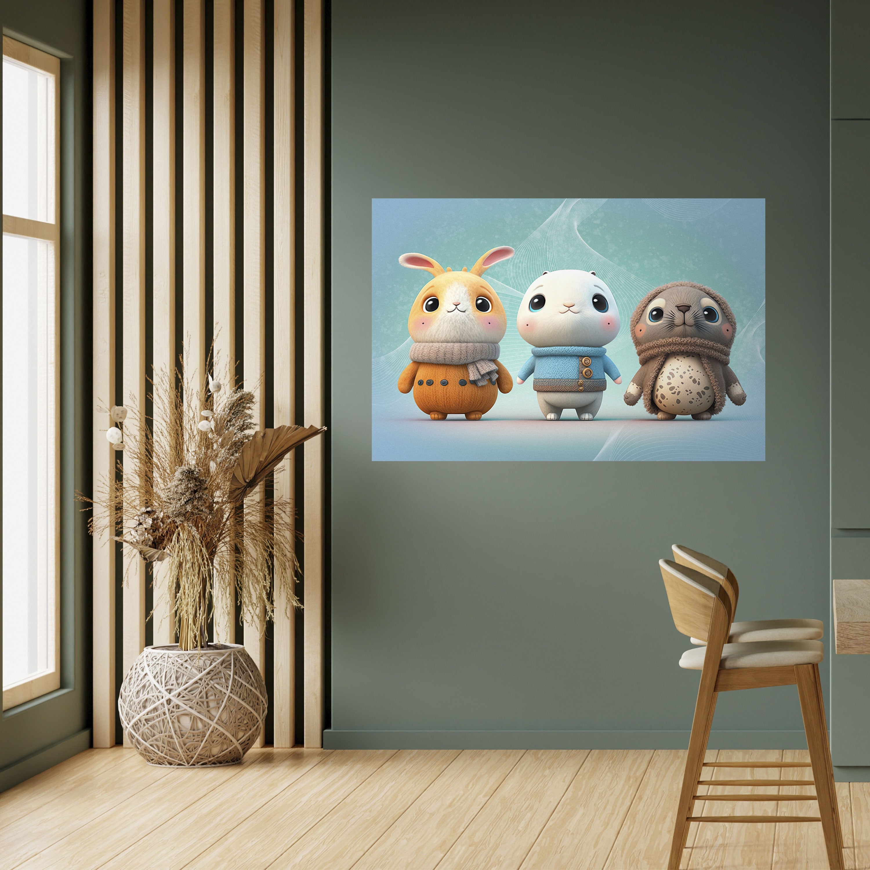 SWEETIES SQUAD Selbstklebendes Horizontal-Poster