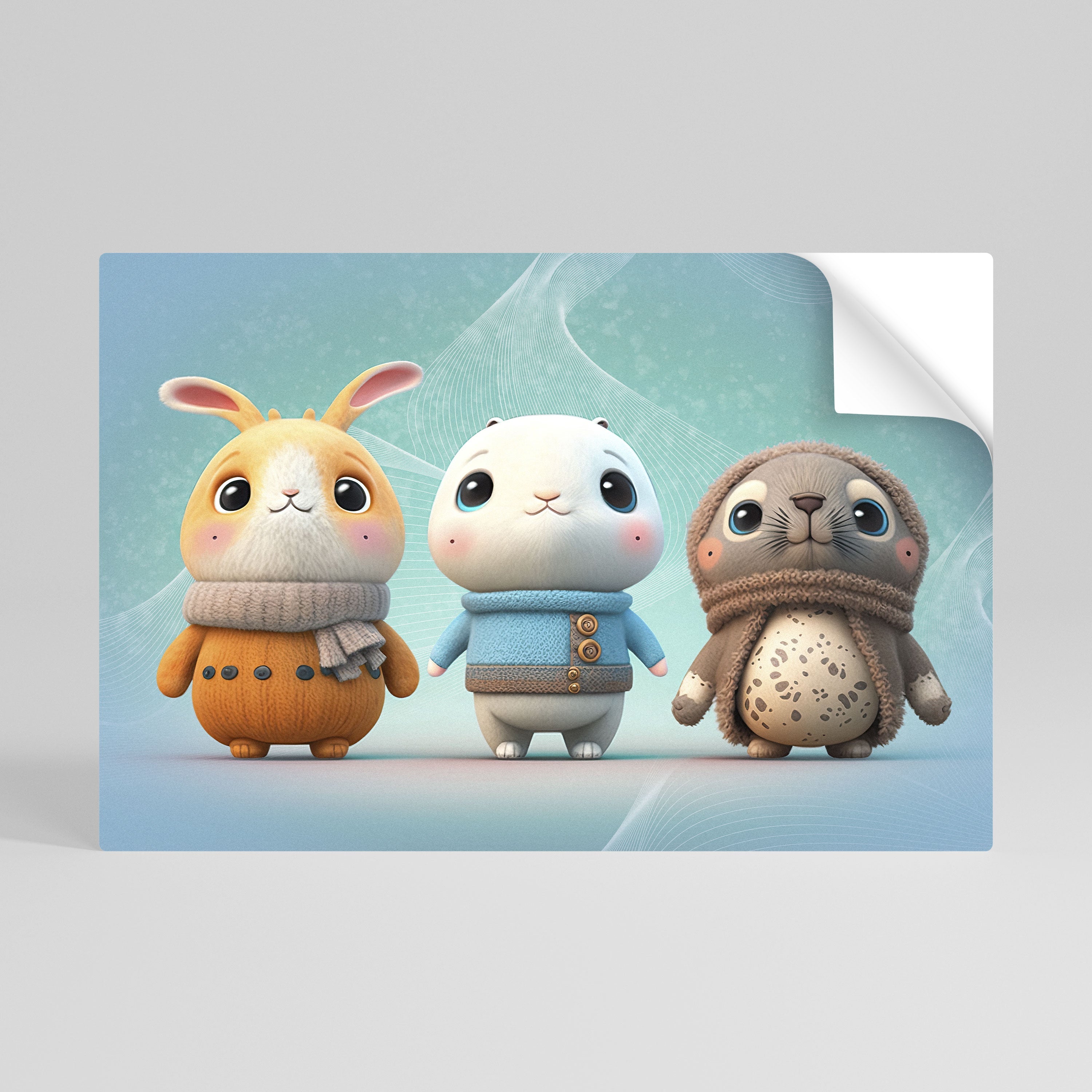 SWEETIES SQUAD Selbstklebendes Horizontal-Poster