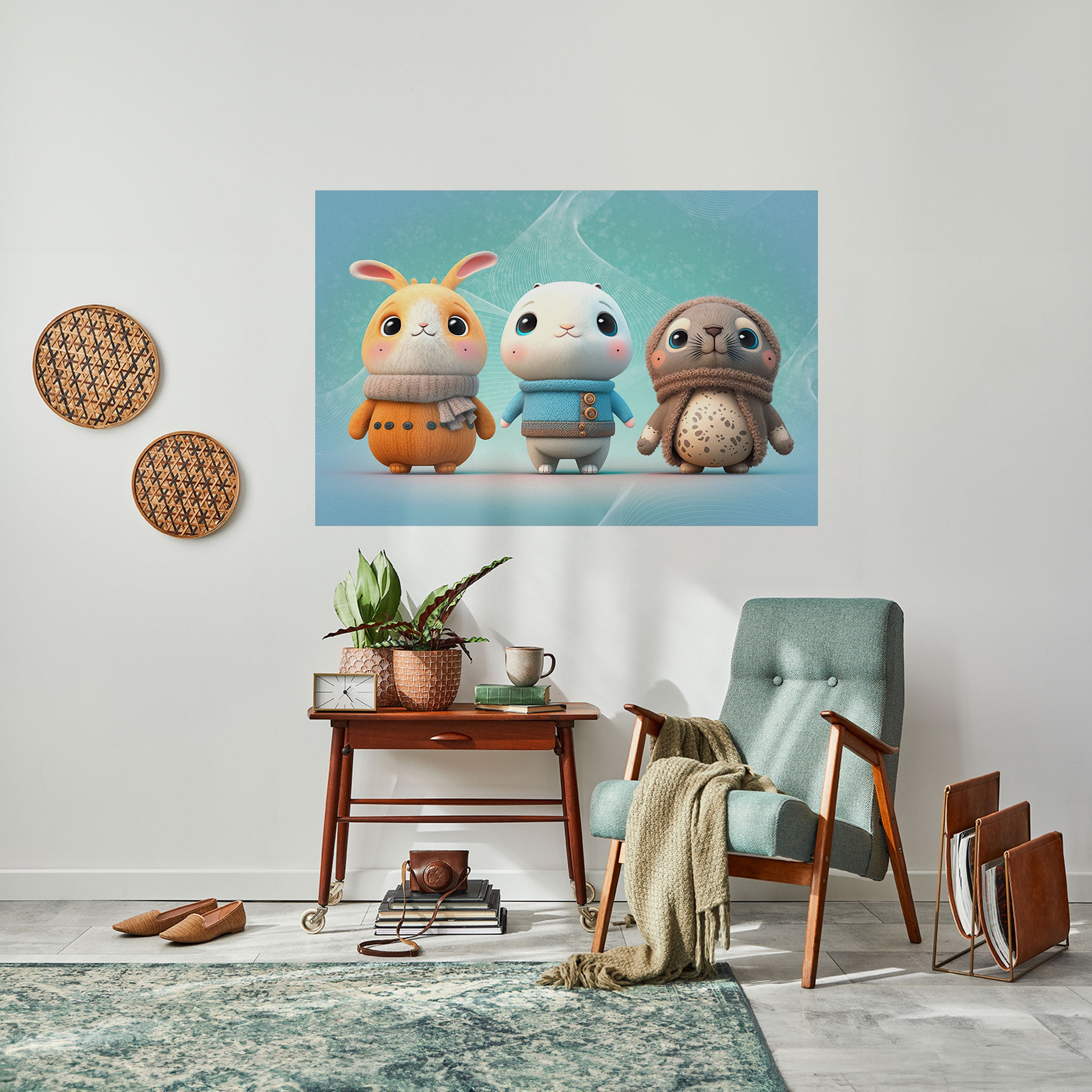 SWEETIES SQUAD Selbstklebendes Horizontal-Poster