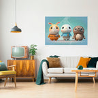 SWEETIES SQUAD Selbstklebendes Horizontal-Poster