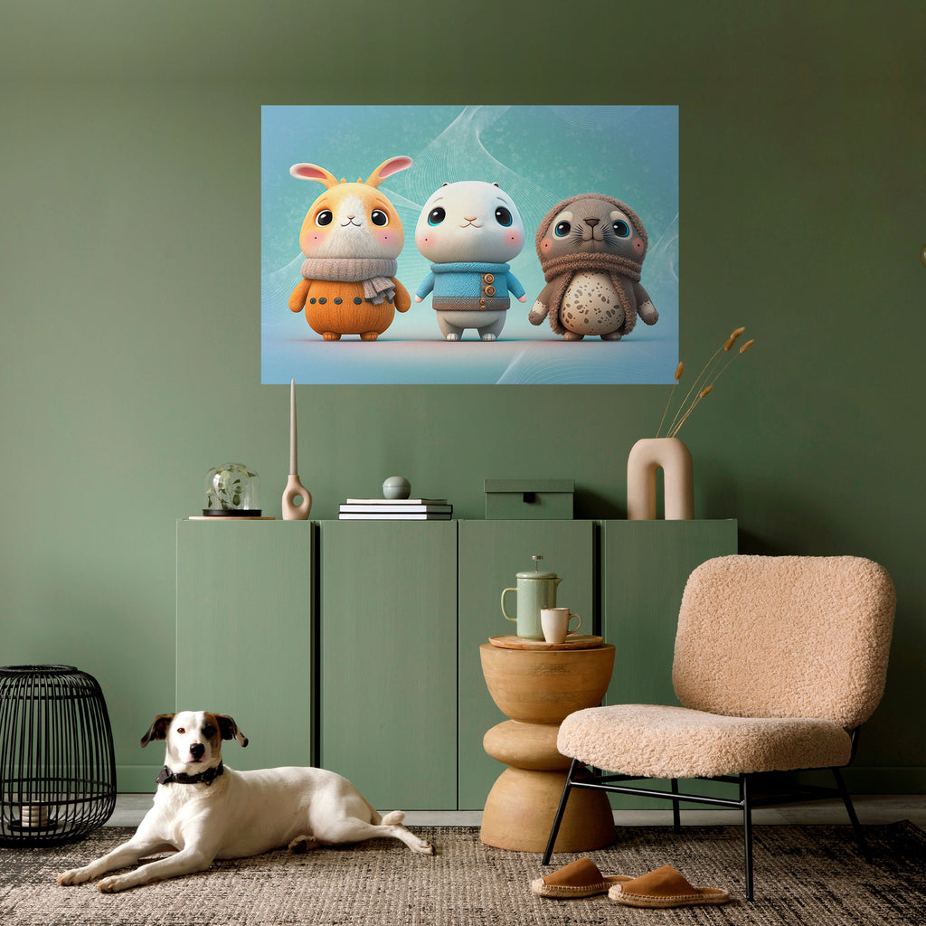 SWEETIES SQUAD Selbstklebendes Horizontal-Poster