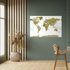 OLIVE EARTH ENCHANTMENT Selbstklebendes Horizontal-Poster