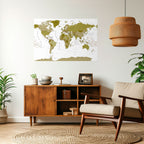 OLIVE EARTH ENCHANTMENT Selbstklebendes Horizontal-Poster