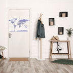 VIOLET WORLDVIEW Selbstklebendes Horizontal-Poster