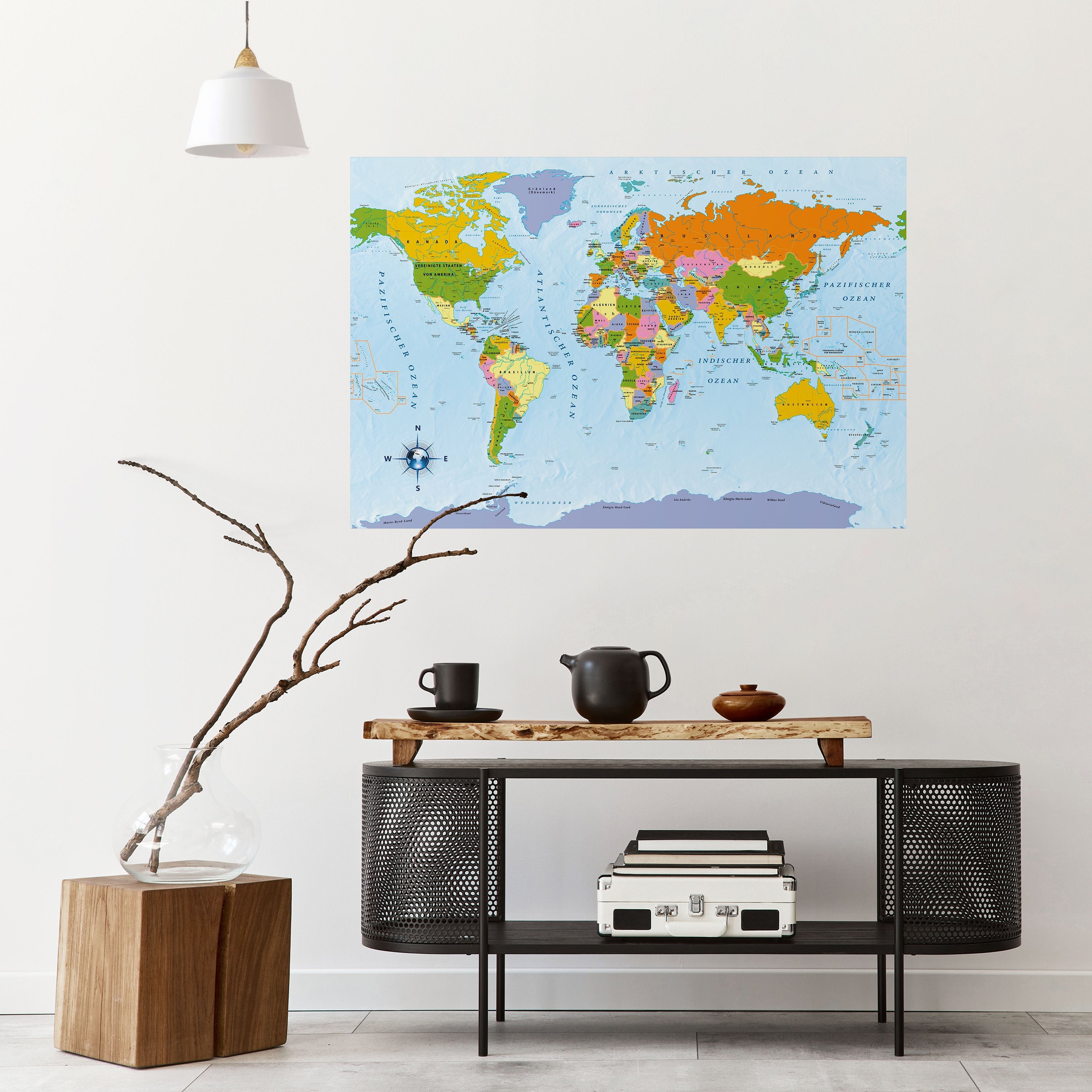 OCEANS OF DISCOVERY [DE] Horizontales Poster zum Abziehen und Aufkleben