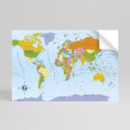 OCEANS OF DISCOVERY [DE] Selbstklebendes Horizontal-Poster