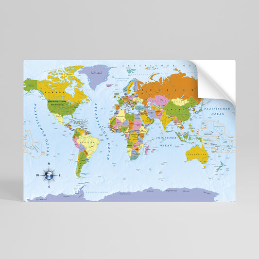 OCEANS OF DISCOVERY [DE] Selbstklebendes Horizontal-Poster