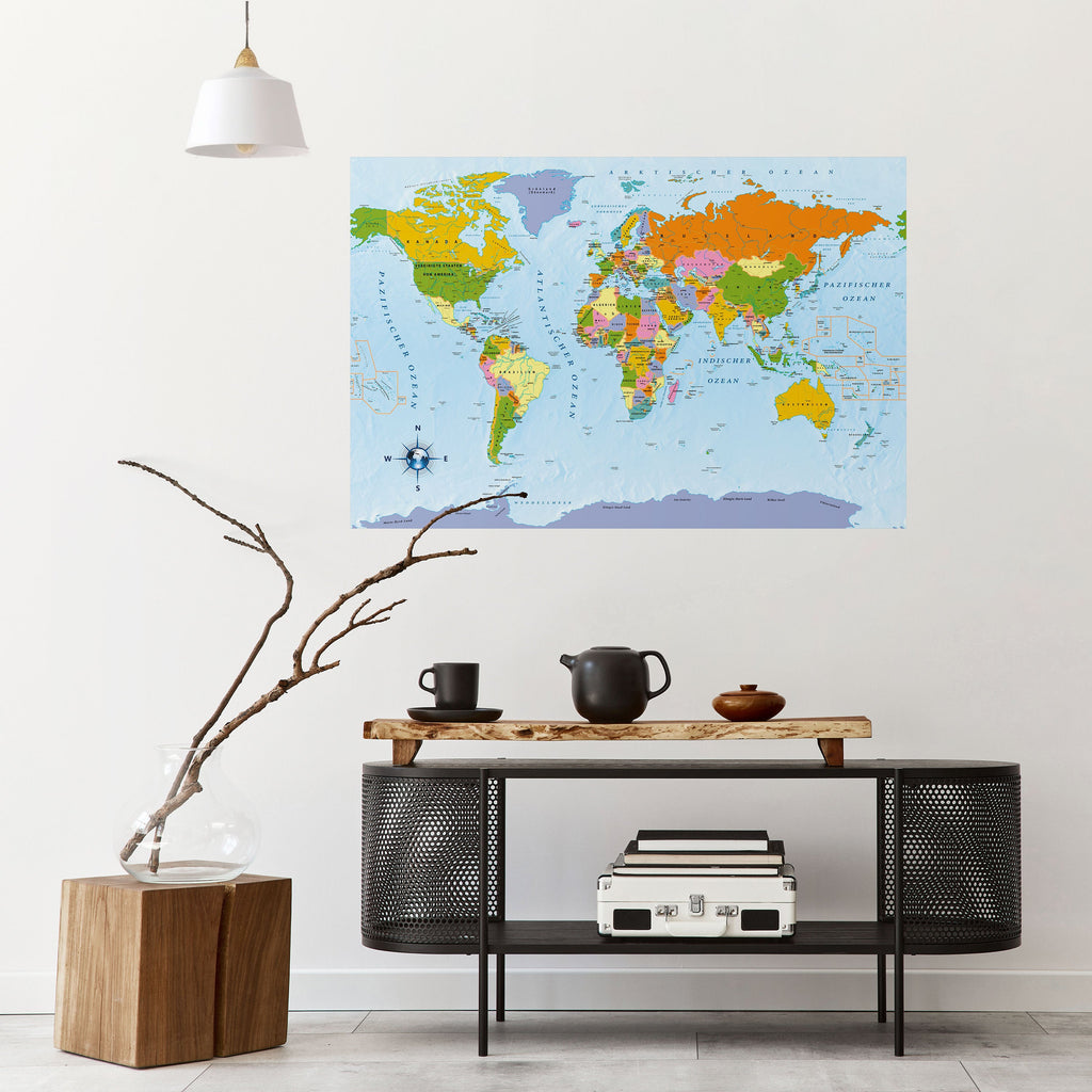 OCEANS OF DISCOVERY [DE] Horizontales Poster zum Abziehen und Aufkleben