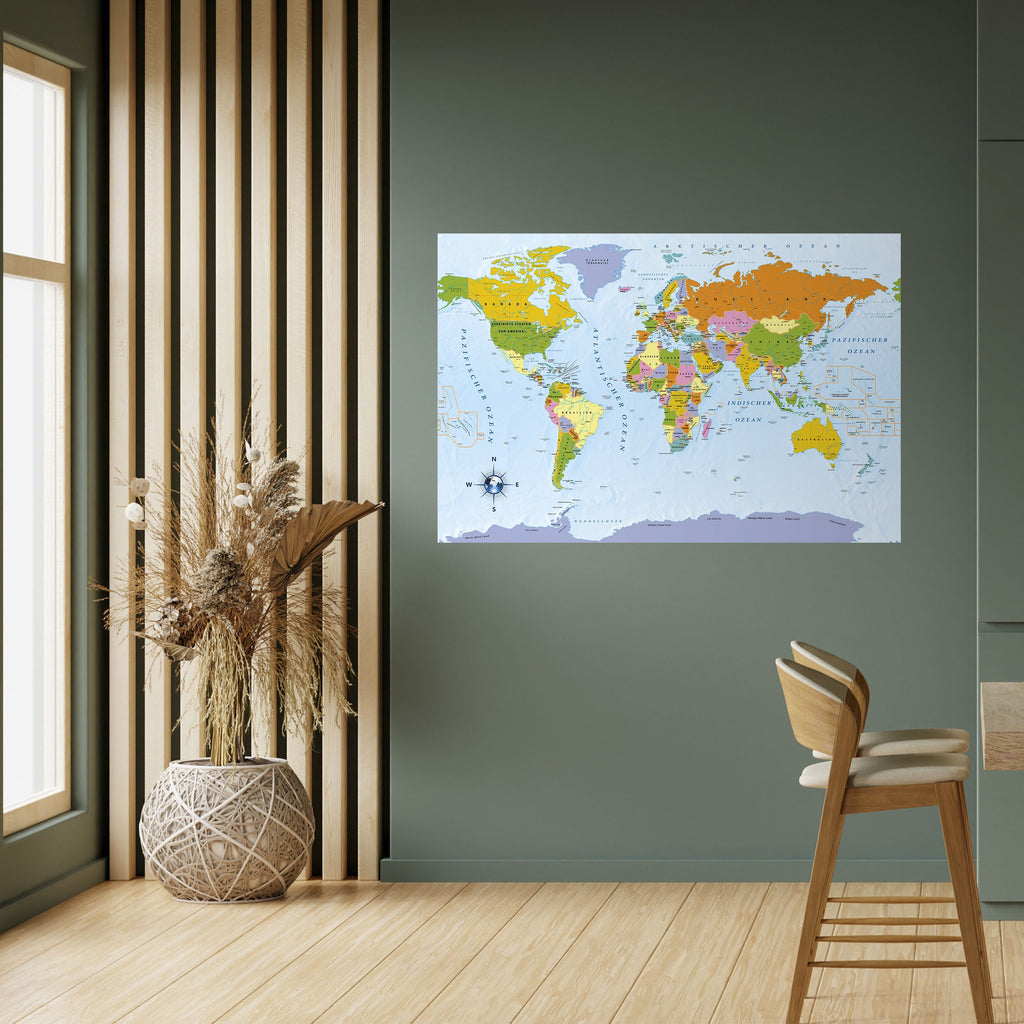 OCEANS OF DISCOVERY [DE] Horizontales Poster zum Abziehen und Aufkleben