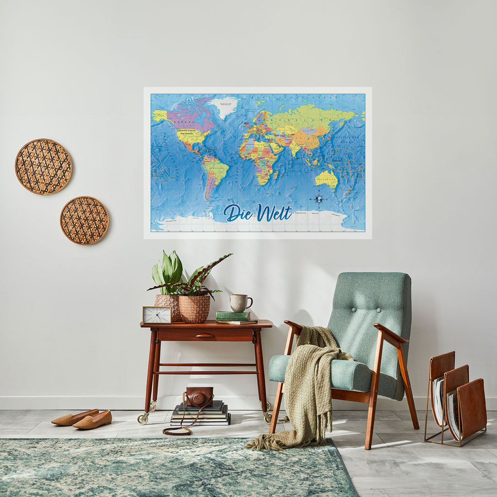 TERRAIN OF DISCOVERY [DE] Selbstklebendes Horizontal-Poster