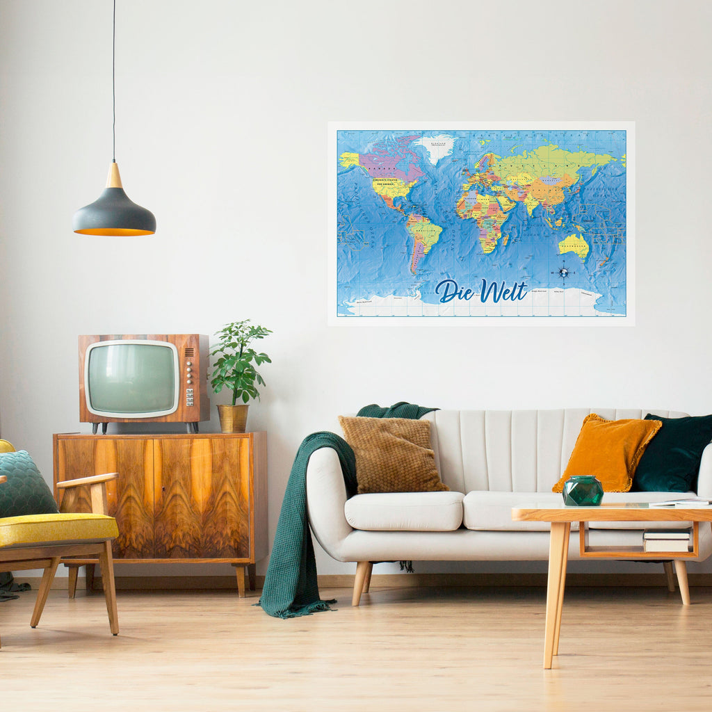 TERRAIN OF DISCOVERY [DE] Selbstklebendes Horizontal-Poster