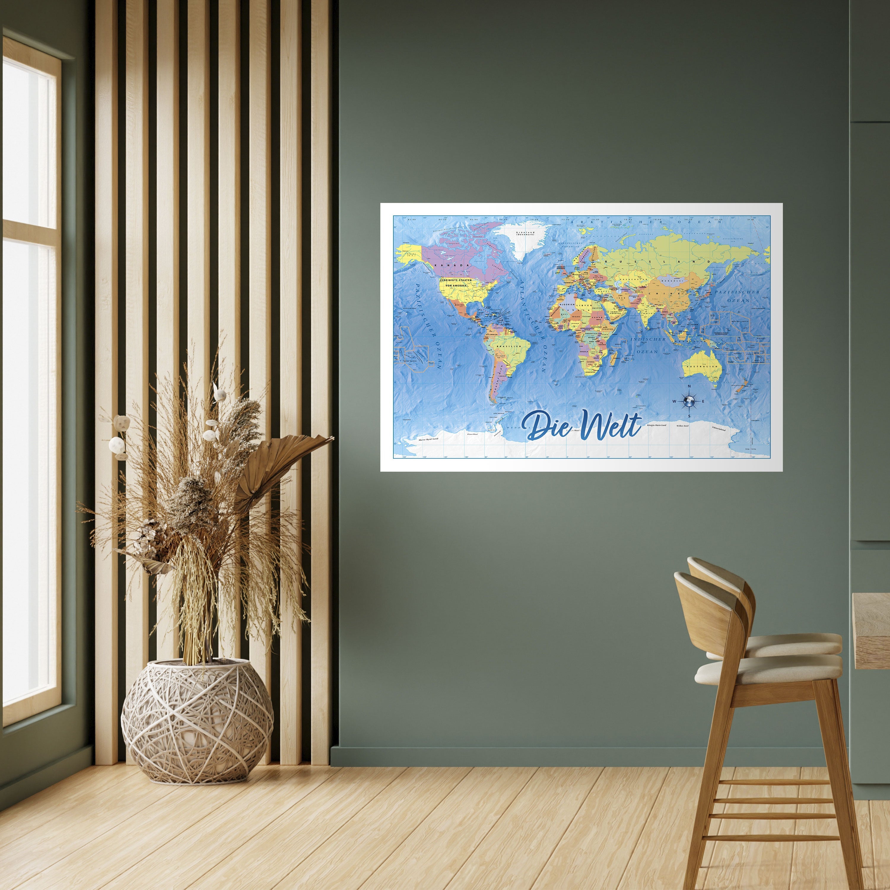 TERRAIN OF DISCOVERY [DE] Selbstklebendes Horizontal-Poster