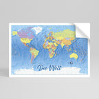 TERRAIN OF DISCOVERY [DE] Selbstklebendes Horizontal-Poster