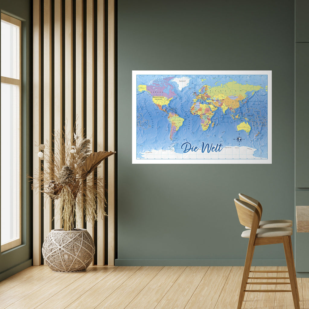 TERRAIN OF DISCOVERY [DE] Selbstklebendes Horizontal-Poster