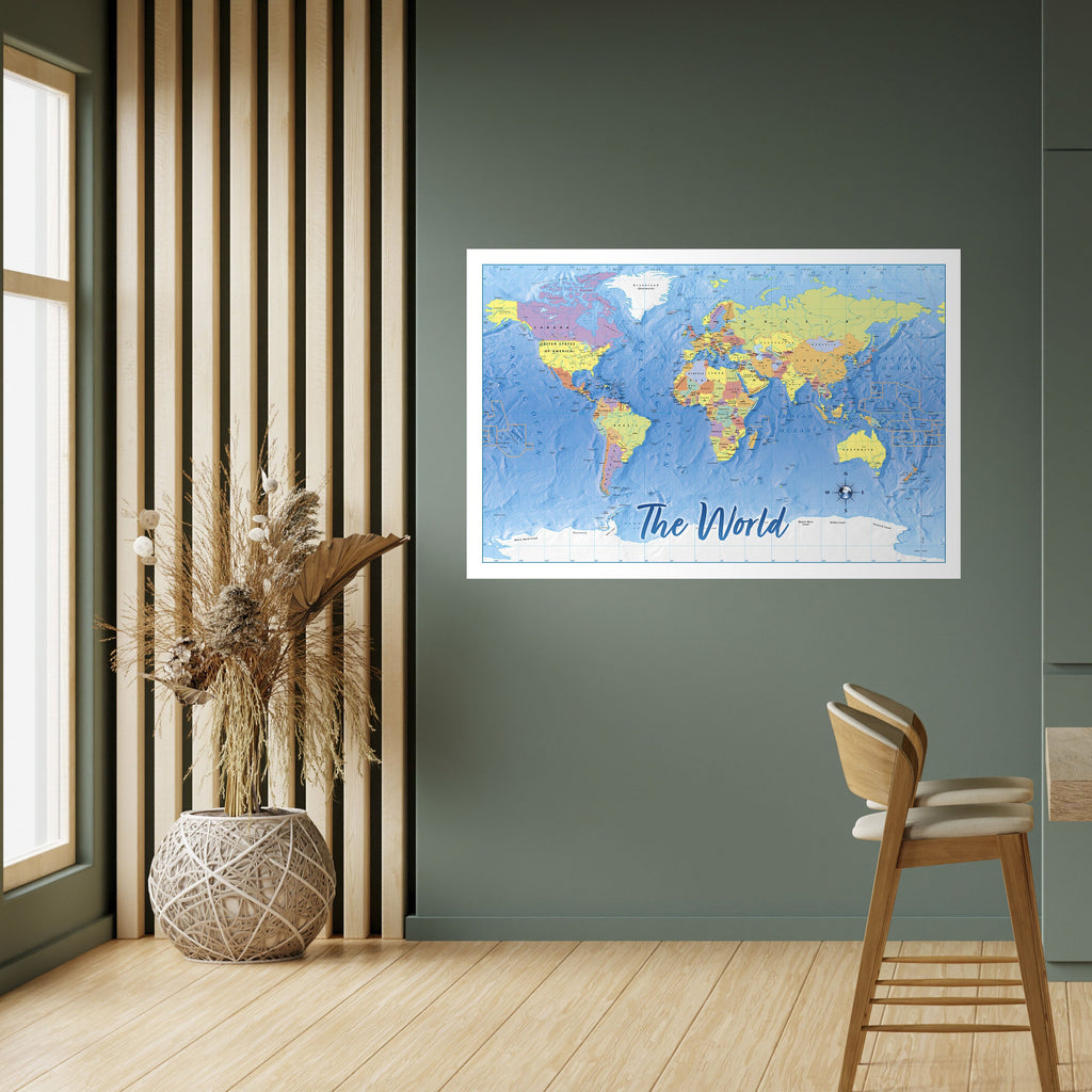 TERRAIN OF DISCOVERY [EN] Selbstklebendes Horizontal-Poster