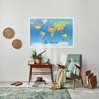 TERRAIN OF DISCOVERY [EN] Selbstklebendes Horizontal-Poster