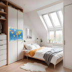 GLOBAL POLITICAL TAPESTRY [EN] Selbstklebendes Horizontal-Poster