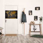 GLOBAL HARMONY MAP Peel and Stick Horizontal Poster