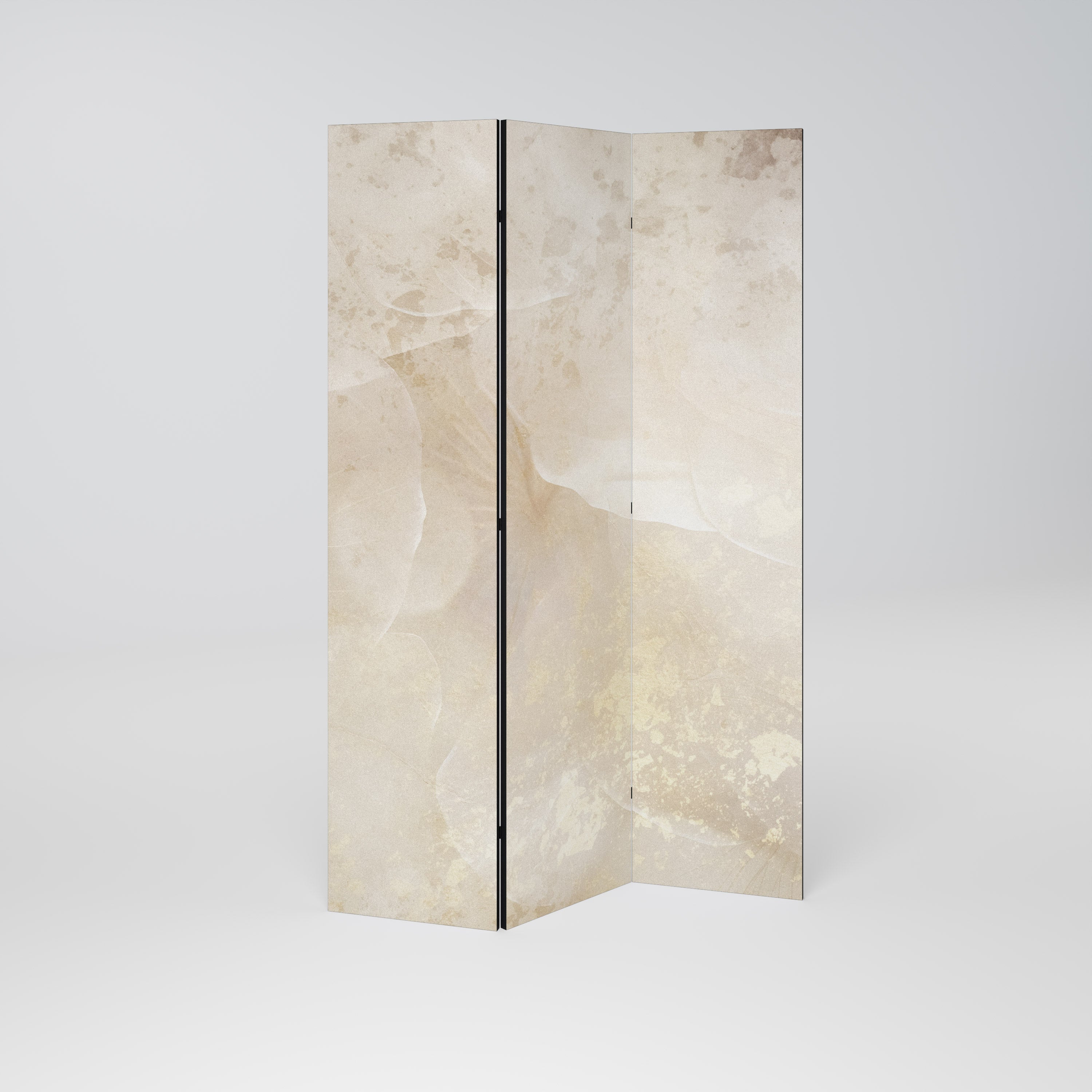 WHISPERING PETALS Dekorativer 3-teiliger Raumteiler