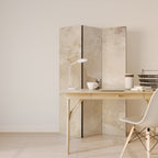 WHISPERING PETALS Dekorativer Paravent - 3-teilig