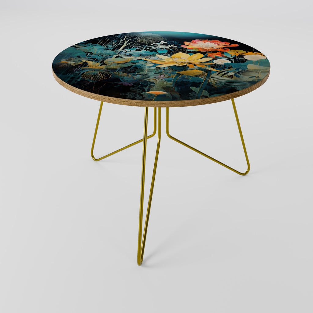 MIDNIGHT FLOWERS Couchtisch