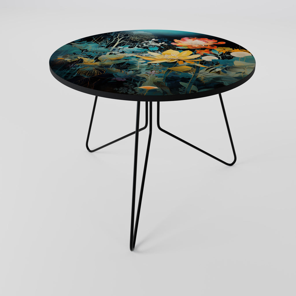 MIDNIGHT FLOWERS Couchtisch