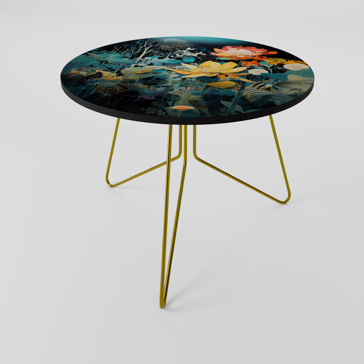 MIDNIGHT FLOWERS Couchtisch